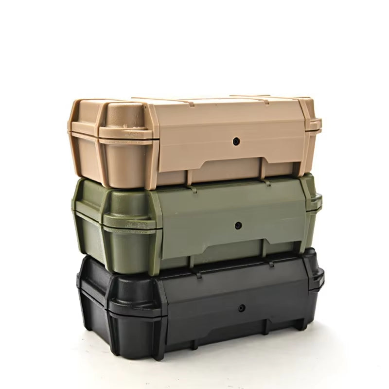 Outdoor Camping Hiking Double Layer Plastic Waterproof Airtight Survival Case Container Storage Box