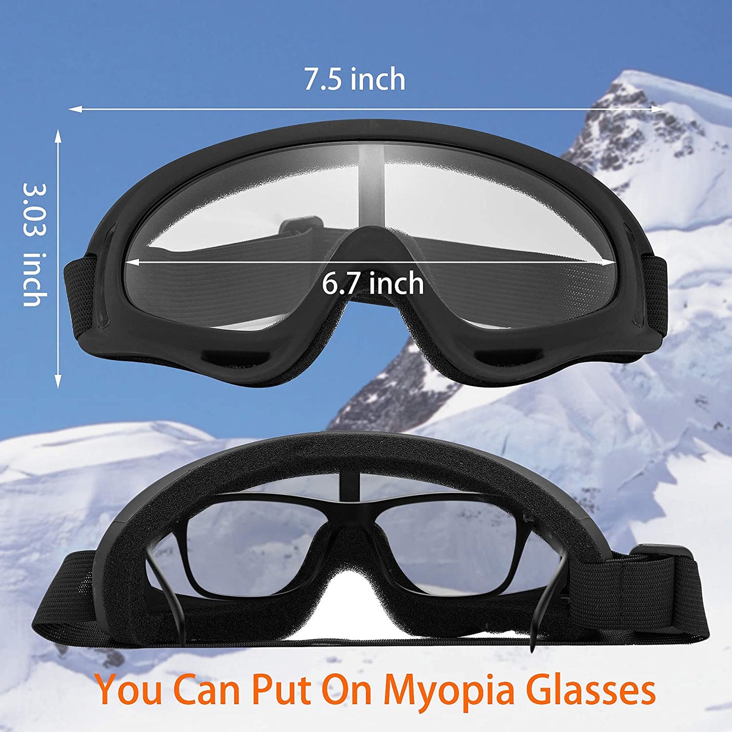 Ski Goggles Snowboard Goggles for Men Women & Youth, Snow Goggle