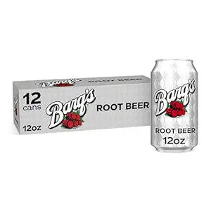 Barq's Root Beer Soda Soft Drink, 12 fl oz pack of 12