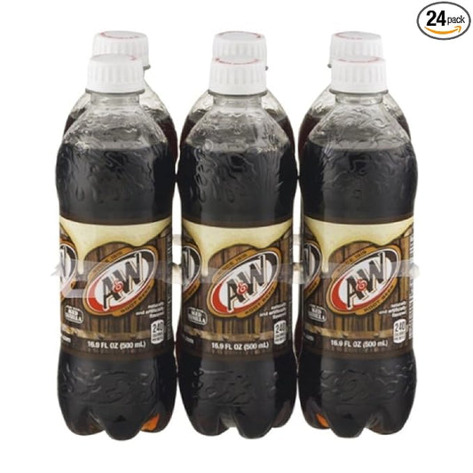 A&W Root Beer, 16.9 Fl Oz 24 Pack