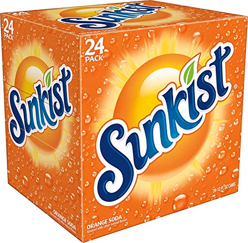 Sunkist Orange Soda, 24 packs