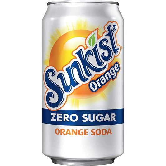 Sunkist Diet Orange Soda, 12 Fl. Oz., 24 Count