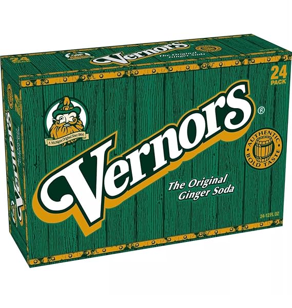 Vernors Ginger Ale, 12 oz (24 Cans)