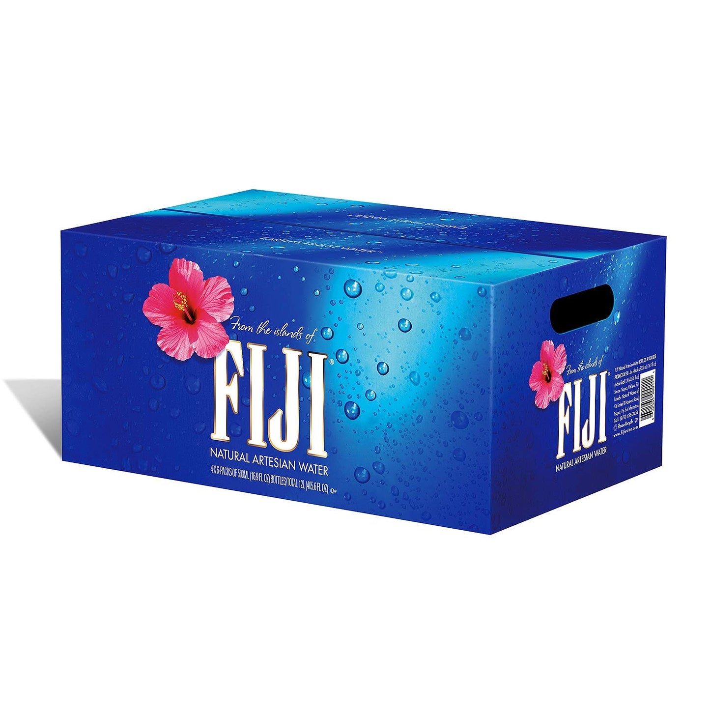 FIJI Natural Artesian Water, 500mL Bottles 24 Count