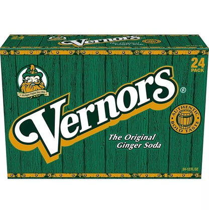 Vernors Ginger Ale, 12 oz (24 Cans)