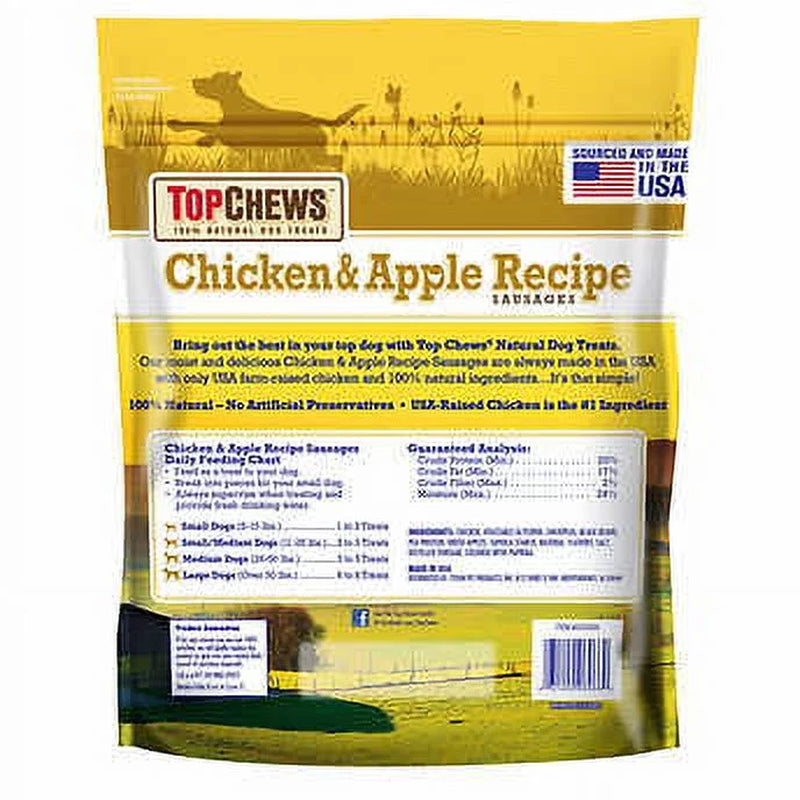 Top Chews Chicken & Apple Recipe 100% Natural Dog Treats