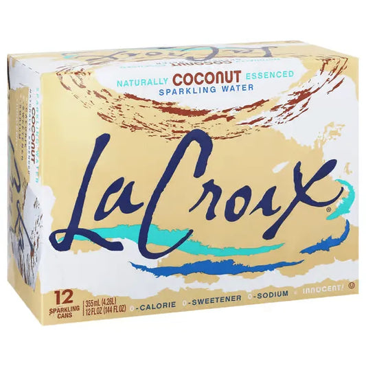 La Croix Sparkling Water Coconut 12 oz (24 Cans)